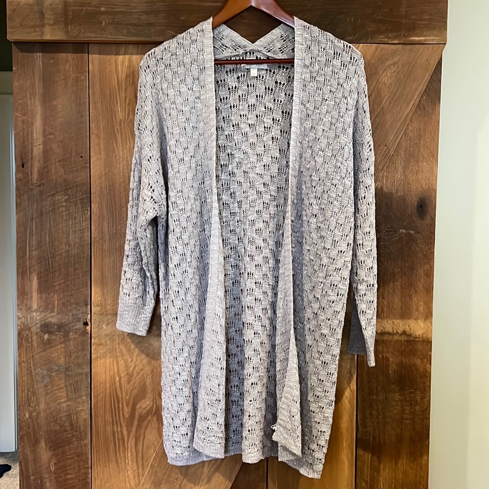 Francesca’s Honey & t open gauge cardigan small